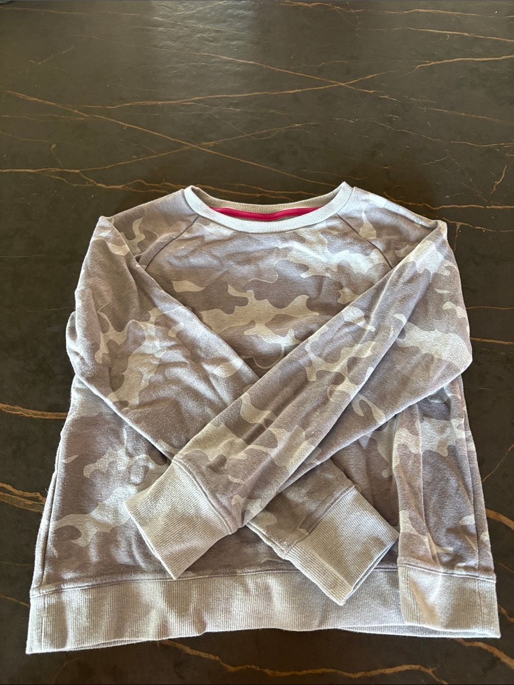 Girls camo sweatshirt